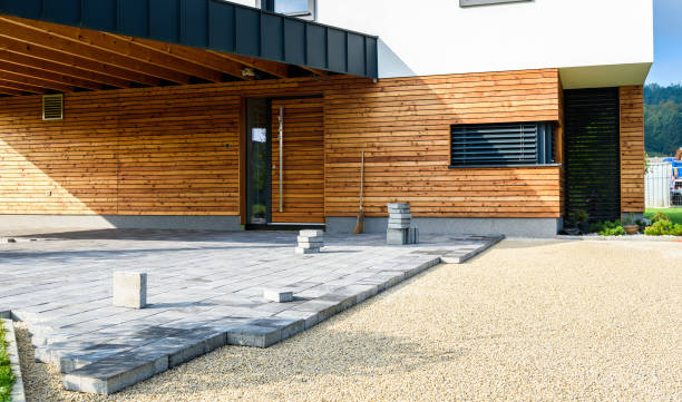 Permeable Paver Driveway in Lanark, IL